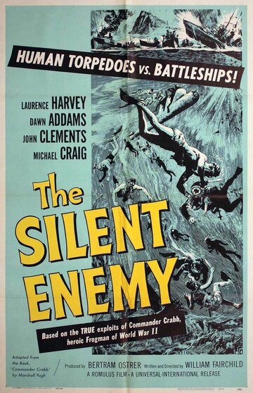Невидимый враг. Боевые пловцы || The Silent Enemy (1958)
