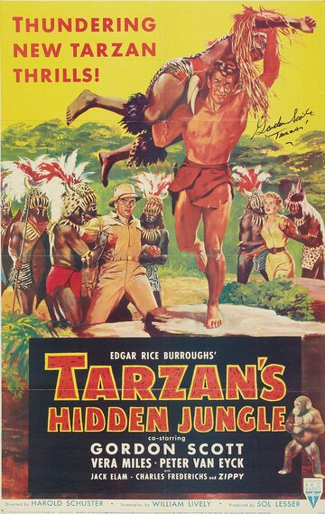 Приключения Тарзана в джунглях || Tarzan's Hidden Jungle (1955)