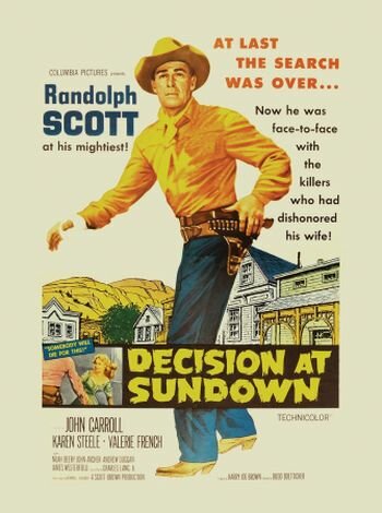Столкновение в Сандауне || Decision at Sundown (1957)