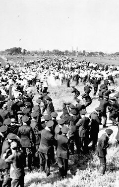 Забастовки рабочих-сталелитейщиков || Republic Steel Strike Riots Newsreel Footage (1937)