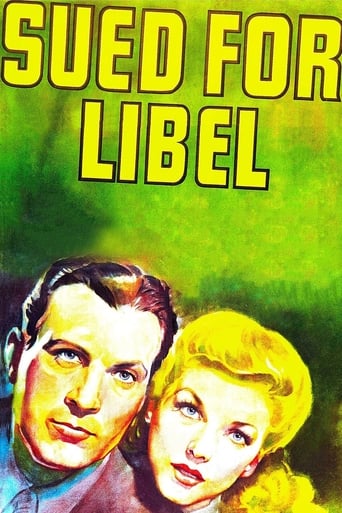 Sued for Libel (1939)